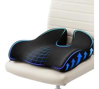 Memory Foam Seat Cushions -Pressure Relief Chair Cushions for Tailbone Pain Relief, Back Pain&Sciatica ,Ergonomic Coccyx Cushions for Office Chair/Car Seat/Wheelchair/Gaming Chairs,Breathable,Non-Slip