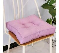 Memory Foam Seat Cushs - Lar Firm Square Pads for Dining Chairs Sofa & Garden Use - table Bo Cushs for Elderly & Pregnancy - 6 Pack Light Purple (40x40 cm)