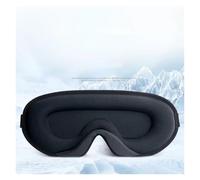 Memory Foam Silk Sleep Mask Soft Eye Patches Comfort Three Dimensiona Design Face Sleeping Eyeshade Breathable Women Men(Brown)