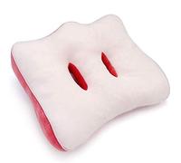 Memory Foam Sit Bone Relief Cushion for Buttocks and Lower Back Pain - Portable Cushion for Office, Car, and Home Use(Pink)
