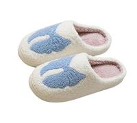Memory Foam Slippers Women Womens Shoes Lightweight for Ladies Winter Plush Rubber Sole Flat Indoor Outdoor Slippers Christmas Gifts for Women Men