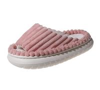memory foam slippers Womens Slippers Thick Fluffy Wide Fit House Anti-Skid Close Toe Thick Warm Soft Flip Slipper Non-Slip Close Toe Shoes Indoor House womens'