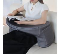 Thrink Memory Foam Soft Desk Pillow with Arm Supports | Extra Large Reading & Lap Pillow | Comfortable Office Companion with Side Pockets | Premium Quality for Bed, Sofa, or Floor