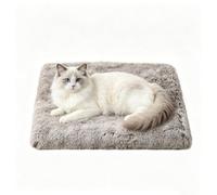 Memory Foam Thick Cat Pad, Warm Dog Bed Cushion (Tie-dye Coffee,100x75cm)