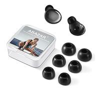 Memory Foam Tips for Samsung Galaxy Buds Pro, No Silicone Eartips Pain, Anti-Slip Replacement Ear Tips, Fit in The Charging Case, Reducing Noise Earbuds, 3 Pairs (Assorted Sizes S/M/L, Black)