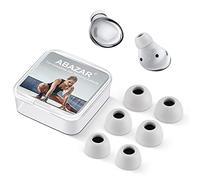Memory Foam Tips for Samsung Galaxy Buds Pro, No Silicone Eartips Pain, Anti-Slip Replacement Ear Tips, Fit in The Charging Case, Reducing Noise Earbuds, 3 Pairs (Assorted Sizes S/M/L, Grey)