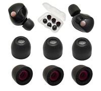 Memory Foam Tips for Sony WF-1000XM5 Earbuds Tips for WF-1000XM5 WF-1000XM4 Earbuds Case, Extra Small Earbuds Tips Black