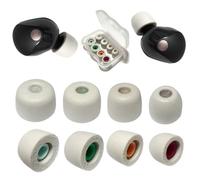 Memory Foam Tips for Sony WF-1000XM5 Replacement Tips for WF-1000XM5 WF-1000XM4 Earbuds Case, 4 Pairs Gray