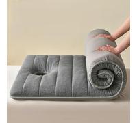 Memory Foam Topper for Massage Bed,Non-Slip Latex Massage Table Mattress Topper with Elastic Bands, High Density Foam Lash Bed Cushion with Soft Touch for Salon,Grey,60 * 180 * 4cm