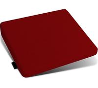 Memory Foam Wedge Seat Cushion for Car & Office Chair | Orthopaedic Support Pillow for Tailbone, Coccyx & Lumbar Pain Relief | Breathable Ergonomic Design Improves Posture - Red Burgundy 40x34x7.5cm