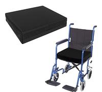 Memory Foam Wheelchair Cushion - Breathable & Waterproof Fabric For Sciatica, Back, Coccyx, Pressure Sore and Ulcer Pain Relief, Zip Removable Cover Cushions Deep Pressure Relief NEW (18"x16"x4")