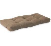 Memory Foam Window Seat Cush 120x45x8cm Non-Slip Garden Bench Pad for Indoor/Outdoor Use Thick Resilience Foam Cozy Light Curry Color Perfect Bench Cush