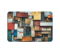 Memory Fragments Printed Welcome mat - 16x24 inches - Absorbent mat for Bathroom and Kitchen Door