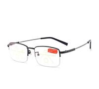 Memory Frame Reading Glasses Male Far and Near Dual-use Anti-Blue Light Dual Light Intelligent Automatic Zoom Progressive Multi-Focus Glasses Female