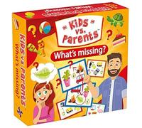 Memory Game Educational Card Game Reflex Game for Children and Adults Family Game Brain Focus Training | Kids vs. Parents What's missing | Age: 5+