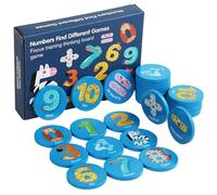 Memory Game - Matching Card Board Game Set, Educational Cognitive Learning Activity, Brain Training Puzzle Playset, Early Development Skill Builder | Christmas Class Reward Boys M