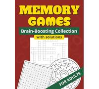 MEMORY GAMES: Brain-Boosting Collection for Adults: Large Print Puzzles for Mental Fitness & Exercise | Sharpen Memory for Adults | Relieve Stress to ... Puzzle | Perfect Gift for Any Occassions