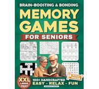 Memory Games for Seniors: Brain Boosting & Bonding Adult Activity Books, Science-Based Large Print Puzzles with Word Search, Crossword and More to ... Dementia (Gifts for Elderly Men & Women)