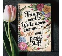 Memory Journal for Elderly with Writing Pen, Vintage Floral Cognitive Aid Diary with Daily Prompts, Alzheimer's and Memory Loss Notebook for Seniors and Caregivers