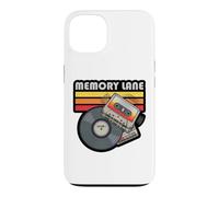 Memory Lane Cassette Tape Vinyl Record Music Graphic Case for iPhone 13