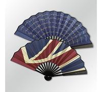 Memory Lane God Save The Queen - 'Limited Edition', Union Jack, Bamboo and Silk Fan