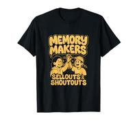 Memory Makers Sellouts & Shoutouts Gold Black Graphic T-Shirt