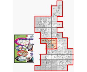 Memory-Map North West England OS 1:50, 000 - Region 7