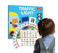 Memory Match Game - Educational Memory Training Toy,Traffic Light Engaging Picture Match Game - for Kids Boys Girls Home Preschool Kindergarten Homeschool Daycare Center Nursery Birthday