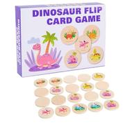 Memory Matching Game - 6.81 Inches Kids Memory Game | Wooden Learning Toy - Educational Wooden òry Matching Ģame For Kids Brain Training Family Ģame Cognitive Skill Development