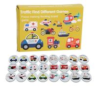Memory Matching Game - Board Game Set, Educational Cognitive Activity Toy, Brain Training Puzzle Cards, Early Learning Development Playset | Christmas Classroom Prize Boys Girls Educational To