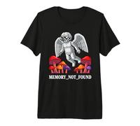 Memory Not Found Angel Statue Weirdcore Glitch Gen Z Premium T-Shirt