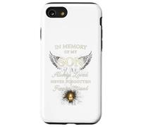 Memory of My Son Always Loved Never Forgotten Son Memorial Case for iPhone SE (2020) / 7/8