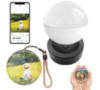 Memory Orb Custom Video Sphere, 2026 New Upgrade - Hang All Your Memories, Christmas Ornament,Support for iOS ＆Android,Upload Videos and Photos Via WiFi(White)