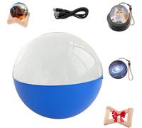Memory Orb Custom Video Sphere, WiFi Core Memory Orbs, Crystal Ball Video Player, 2.7in 3D Crystal Ball Personalized Display, Uploadable Videos & Photos, for Anniversary Xmas (Blue,ordinary)