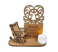 Memory Ornament Keepsake Candlestick for Christmas Decoration to Celebrate and Remember Special Moments (B, One Size)