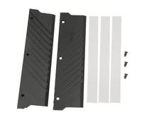 Memory RAM Heatsink, Aluminum Alloy Memory Cooling Heatsink MEO PMOAB G for DDR5 Memory Module (Black)
