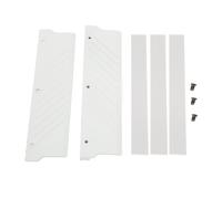 Memory RAM Heatsink, Aluminum Alloy Memory Cooling Heatsink MEO PMOAB G for DDR5 Memory Module (White)