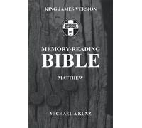 Memory-Reading Bible: Matthew