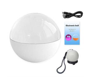 Memory Sphere, 2.76" Crystal Ball Video Player 3D Memory Orb with LED Digital Display, Personalized Uploadable Videos & Photos DIY Gifts for Couples Friends Anniversary Birthday