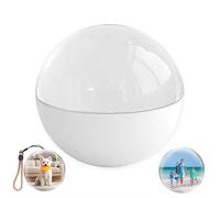 Memory Sphere Video Bauble, 2.7" 3D Ultrasound Crystal Ball Video Player, Memory Orb, Personalized Electronic Display Digital Memory Display Sphere Lamp, Uploadable Videos & Photos (White)