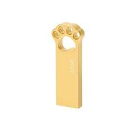 Memory Stick 32 GB, Metal USB Stick 32GB Waterproof Pendrive 32 GB Cute USB 2.0 Flash Drive for PC Laptop Computers Tablet etc (Gold)