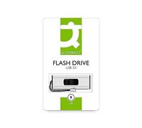 Memory Stick Q-CONNECT USB 3 0 8GB / Computer Accessories/Type-Capacity 8 GB/Kind-USB 3.0 / Material-Plastic/Colour-Silver/black/Size-8GB