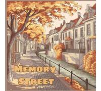 memory street: Relaxing coloring book for adults with images of familiar streets.