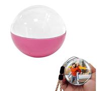 Memory Video Ornament, Bola Navidad Video,Memory Sphere Ball Lamp,2.7" Crystal Orb Wifi Custom Personalized Uploadable Video Photos, Christmas,Birthday, Pink,Basic