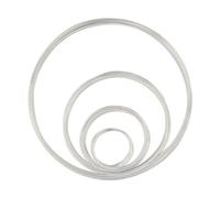 Memory Wire Multiple Loops Thin 0.6mm Beading Wire for Art Necklace Handmade Silver