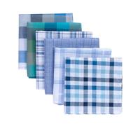 MemoryHanky Men's Pure White 100% Cotton Handkerchiefs Classic Hankies, B, One Size