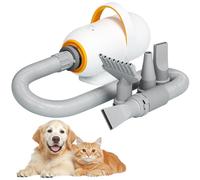 Memows Dog Hair Dryer 2800W Dog Grooming Dryer Dog Blaster Dryer Pet Dryer Blower, Speed Temperature Adjustable Pet Grooming Hair Dryer for Dogs, Dog Blower Dryer Blaster Dog Hairdryer with 4 Nozzles