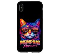 Memphis Cat | Trendy Cool Colorful Kitten Sunglasses Lover Case for iPhone XS Max