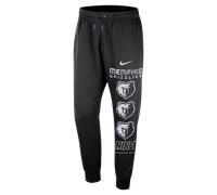 Memphis Grizzlies Courtside Men's Nike NBA Club Fleece Joggers - Black - Cotton/Polyester S