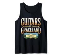 Memphis Guitar Graceland of Tennessee Tank Top